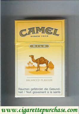 Camel Mild Balanced Flavour cigarettes hard box